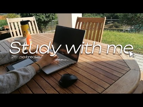 2 HOURS STUDY SESSION - Study with me in this chill autumn morning