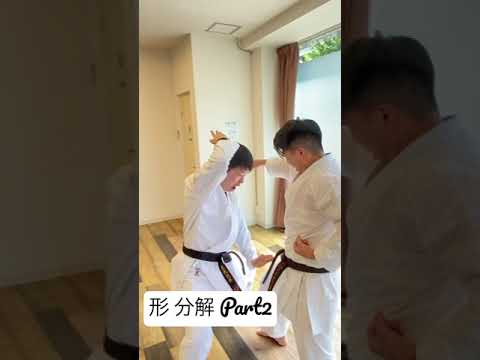 【形 分解】音に合わせて形分解で戦ってみた。#shorts #karate #kata #空手