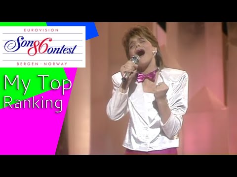 Eurovision Song Contest 1986 My Top Ranking of 20 Songs