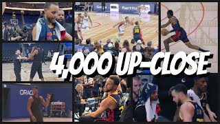 Steph Curry’s 4,000th three up-close 🍿+ Kuminga, Jimmy Butler shoots lefty, Chenle BEHIND-THE-SCENES