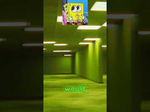 What if Spongebob enters the backrooms? 🔑☁️ #backrooms #ytshort #creepypasta