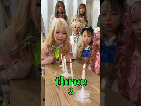 "数字"で火は消えるのか🔥 Let's blow out the candle with "numbers.#kogyaru #gyaru#コギャル#ギャル