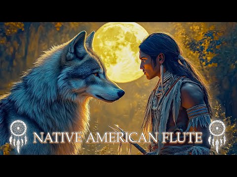 Lunar Wolf - Native American Flute Music for Meditation and Sleep - Healing, Grounding, Restorative