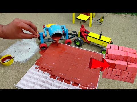 diy mini bricks making|diy tractor mixer machine|most creative science project| @OriginalTractor