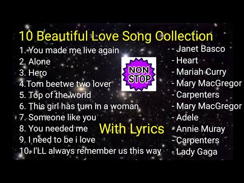 MIX TOP 10 BEAUTIFUL LOVE SONGS COLLECTION (WITH LYRICS VOLUME 2