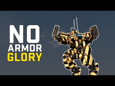 NO ARMOR LOCUST 4xSRM4 CHALLENGE - MechWarrior Online