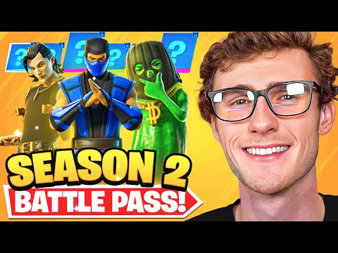 *NEW* FORTNITE SEASON 2 GAMEPLAY!! NEW BATTLE PASS, MAP, MYTHICS & MORE!