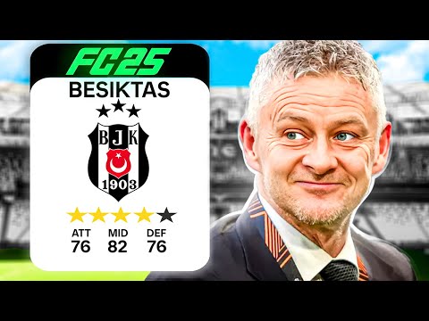 I Rebuilt Besiktas under Solskjaer! 🇹🇷