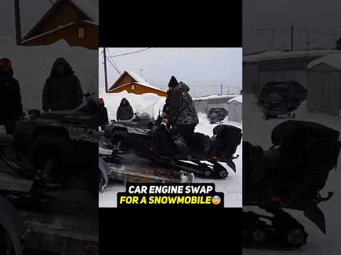 Swapping a Lada engine into a snowmobile