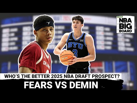 Jeremiah Fears vs. Egor Demin: Who’s the Better 2025 NBA Draft Prospect?