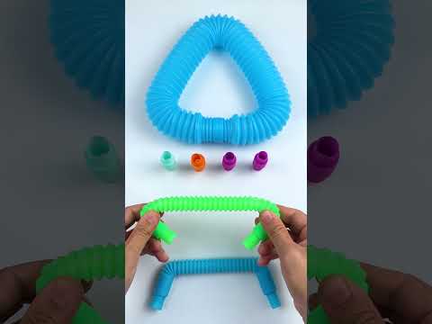 Compilation Of Best Pop Tubes with Sounds With New Colors #poptube #asmr #satisfying #diy #creative