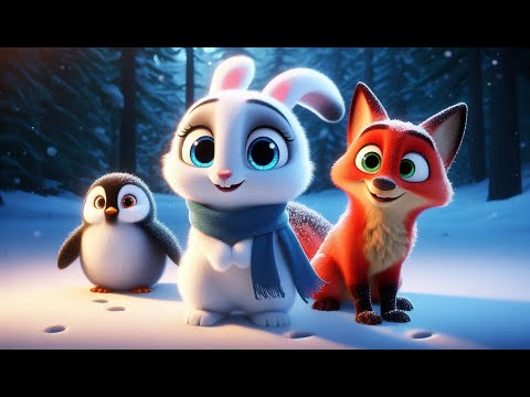 The Snow Rabbit's Winter Adventure | A Heartwarming Tale of Friendship & Teamwork