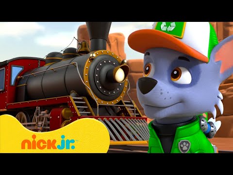 PAW Patrol Train Rescues & Adventures! w/ Rocky #2 🚂 10 Minutes | Nick Jr.