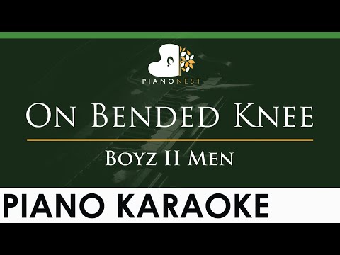 Boyz II Men - On Bended Knee - LOWER Key (Piano Karaoke Instrumental)