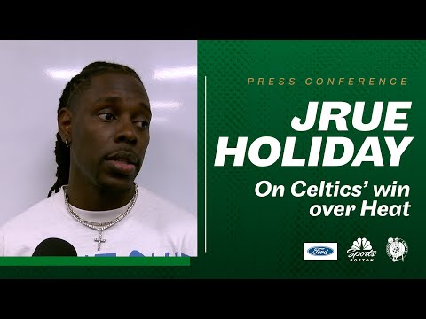 POSTGAME PRESS CONFERENCE | Jrue Holiday talks stepping up in Celtics' win over Miami Heat