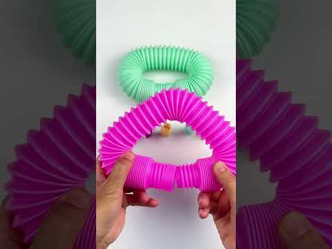 Big 🆚 Mini POP-TUBE #diy #creative #satisfyingvideos #toys #relaxing #oddasmr #poptubesounds