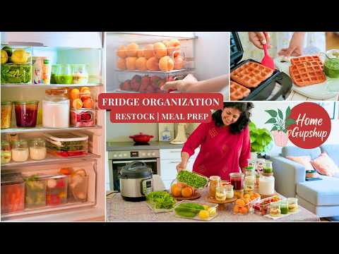 Fridge Organization *NEW* Ideas | How to Meal Prep with it, Weekly Plan | TIPS to Arrange Vegetables