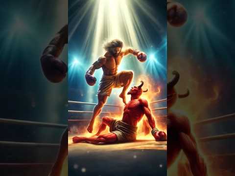 Jesus vs. Satan: Who’s Your Champion? #jesus #satan #god #fe #shorts #jesusedit #christian #fyppp