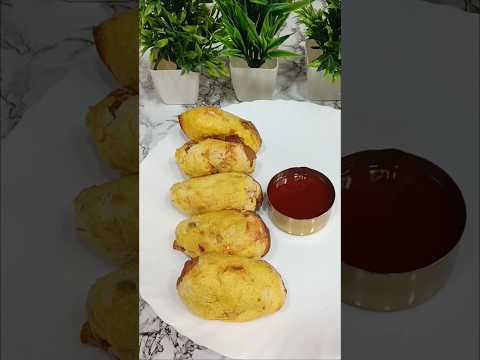 Air Fryer Bread Potato Rolls | Crispy & Delicious Snack in Minutes#airfryer#ourfoodlab#bread