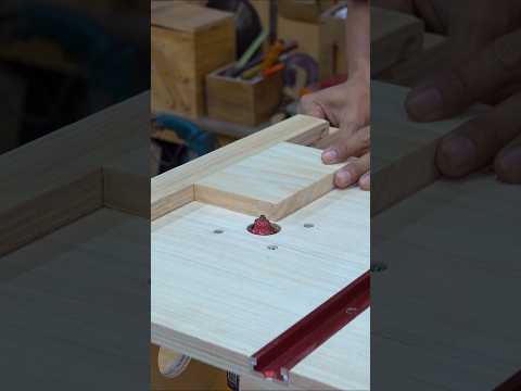 Amazing Adjustment Table Router mechanism using screws#diy #trending #woodworking