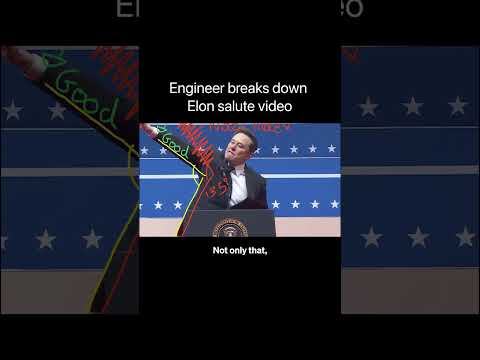 Engineer breaks down Elon salute video