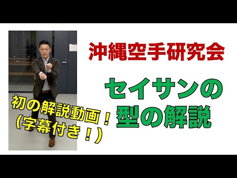 セイサンの型の解説【沖縄空手研究会】