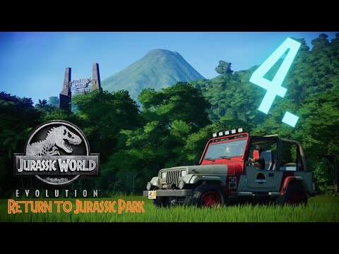 Jurassic World Evolution #4 (Return Jurassic Park) WITH MY DAD!