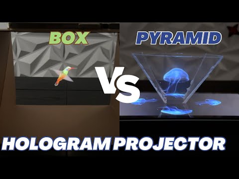 Creating Hologram Projectors – Check Out My New Channel Rick Creative! | DIY 3D Hologram Projector