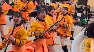 大歓声！The Rose parade Kyoto Tachibana H.S 京都橘高校吹奏楽部