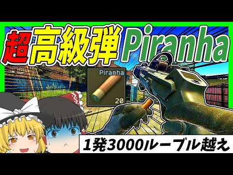 【EFT】#161 1発3000ルーブル越え！新弾Piranhaが余りにも微妙すぎる！【タルコフゆっくり実況】