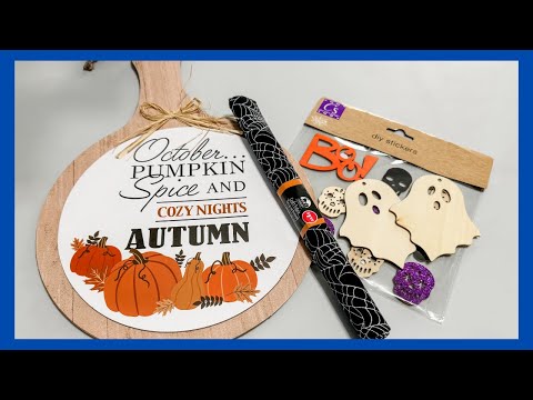 Dollar Tree Halloween DIY || Halloween Decor || Just 1 Quick Craft