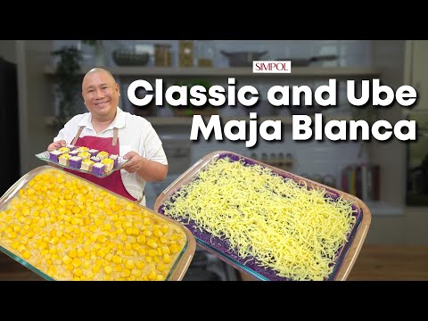 Classic and Ube Maja Blanca Recipe! | Chef Tatung