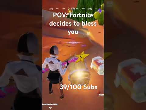 POV: You get blessed! SUBSCRIBE #subscribe #fortnite #fortnitefunny #plssubscribe