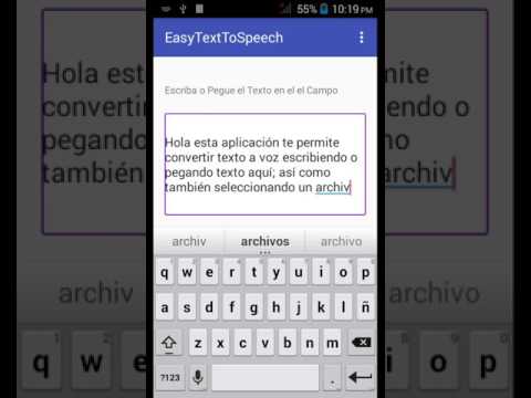 EasyTextToSpeech Demostration