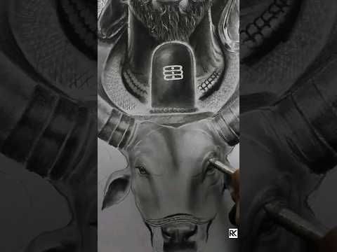 Lord Shiva #portrait#explore #trending #drawing #pencildrawing #mahashivratri  #chhaava #mahakumbh