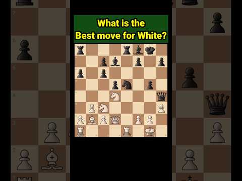 Find White’s Best Move! #chess #shorts