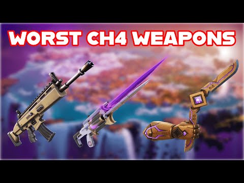 Revisiting THE WORST WEAPONS In Fortnite Chapter 4...