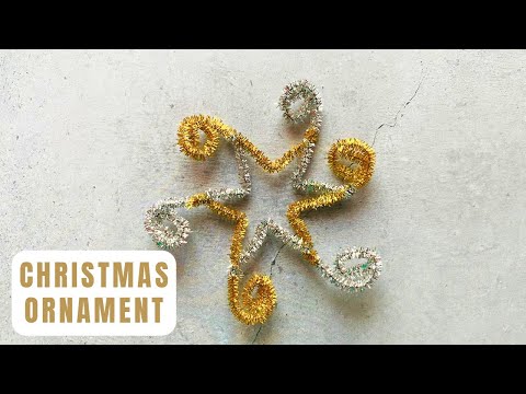 DIY Christmas Tree Ornaments🎄| Pipe Cleaner Crafts for Christmas💥 | Easy Christmas Crafts