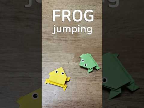 How to make jumping FROG origami.