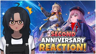 I WAS NOT READY! 2ND Anniversary Livestream REACTION | Nikke VOD #nikke