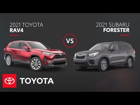 2021 RAV4 vs 2021 Subaru Forester | SUV Comparison | Toyota