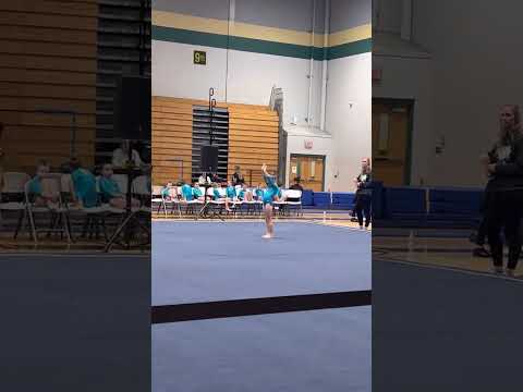 Sevana Astorg Tumble in the jungle Nov 2022 - Floor Level Bronze Gymnastics Huntington WV