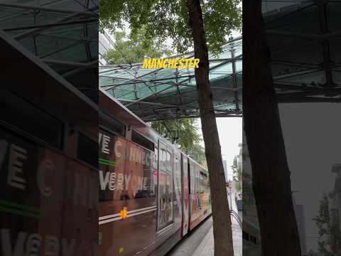 Trams of a bustling city on the move #manchester #citylife #tram