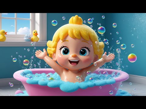 Splish, Splash, A Rainbow Bath | Fun Nursery Rhyme for Kids | Sing-Along Song