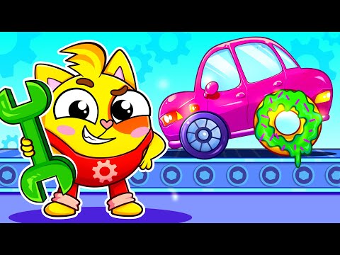 Let's Repair Toy Cars Song 🚗Vehicles Song | Funny Kids Songs 😻🐨🐰🦁And Nursery Rhymes by Baby Zoo