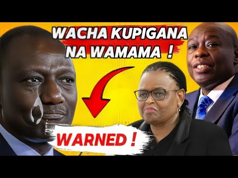 PLANS TO IMPEACH CS KOOME TABLED as RIGGY G WARNS RUTO NOT TO STEP IN MERU IF THEY DO SO!!