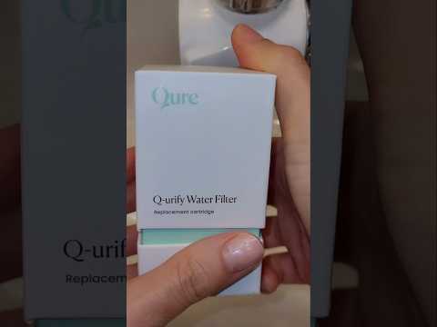 Replacing my Qure Q-urify Water Filter for my skincare routine ✨️