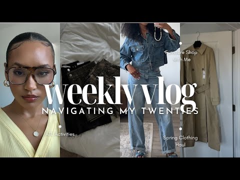 ATL VLOG: Spring Mango Haul, New Furniture Fail, Court side NBA game, Chatty GRWM