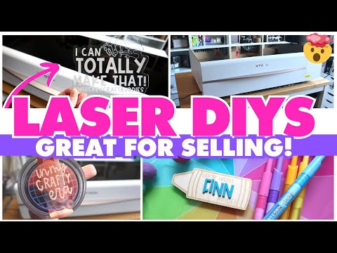 Easy Laser DIYs you can also sell for a profit! 💰 xTool P2 CO2 Laser Machine Projects