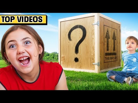 Pranking the Kids with Giant Mystery Boxes! | The Anazala Family